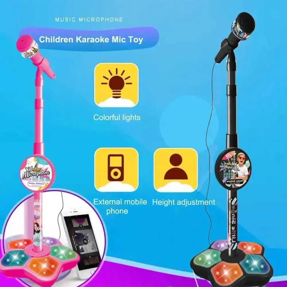 Kids Microphone Karaoke with Stand