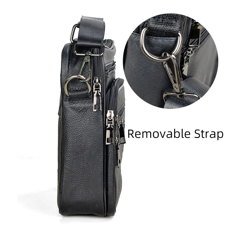 Men Genuine Leather Handbags