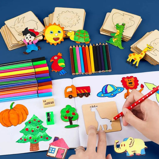 20Pcs Montessori Kids Drawing Toys