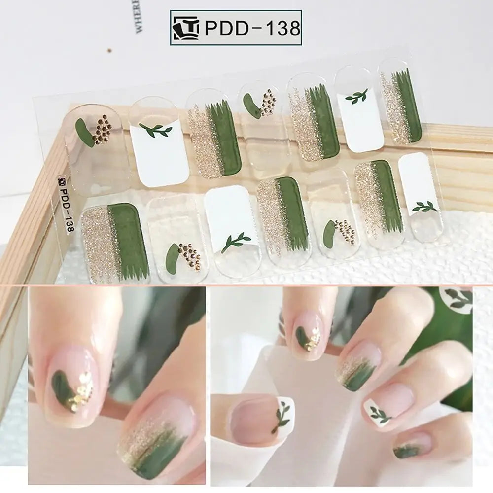 14Strips Gel Nail Stickers