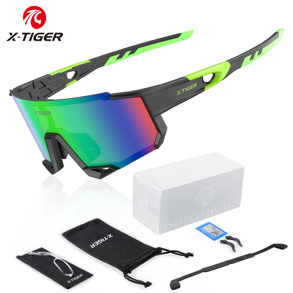 X-TIGER Adult Polarized Cycling Glasses