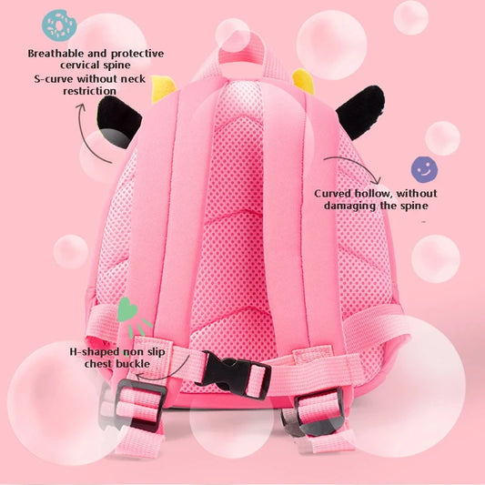 3D Animal Kids Kindergarten Backpack
