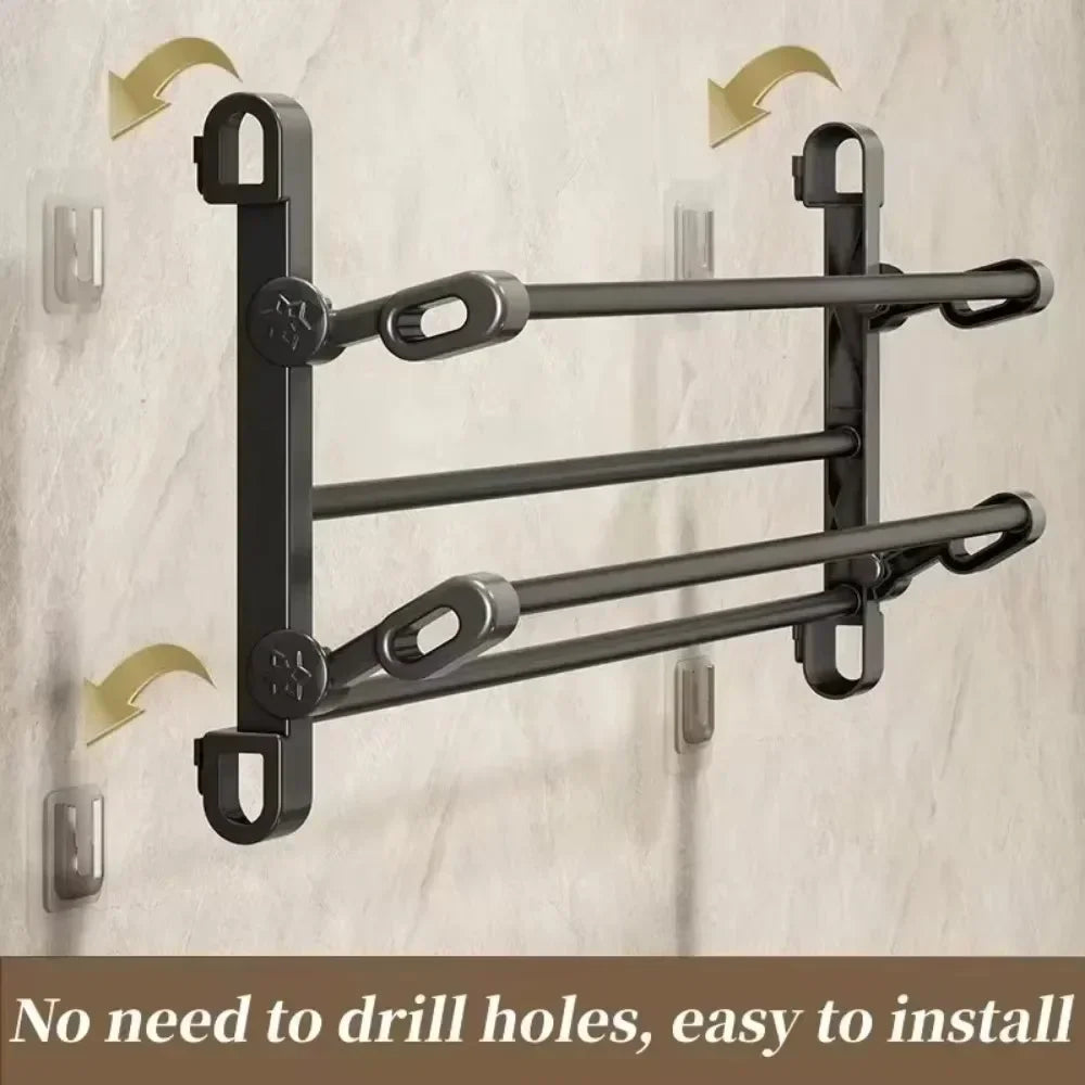 Wall Mounted Shoes And Slippers Rack