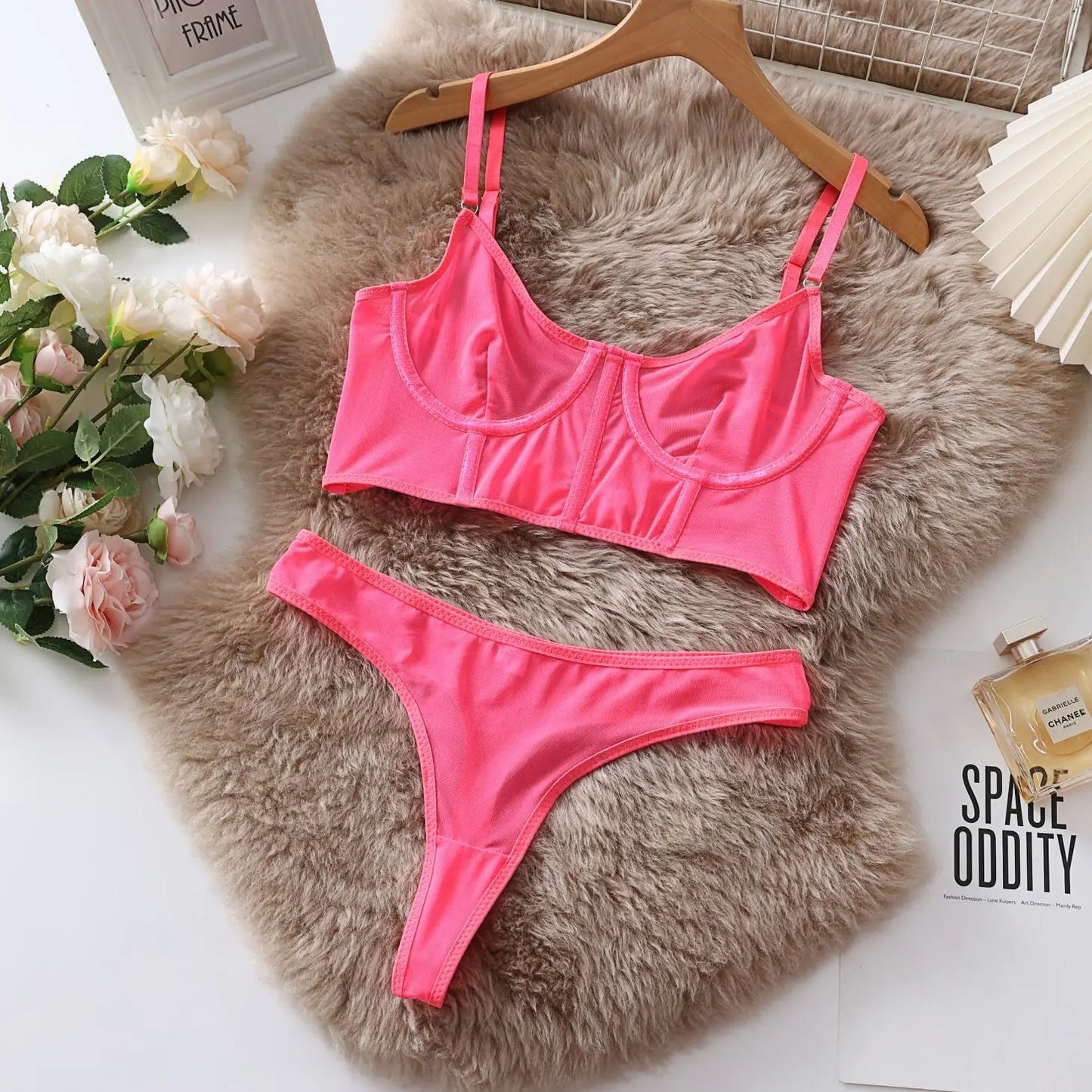 Mesh Lingerie Set