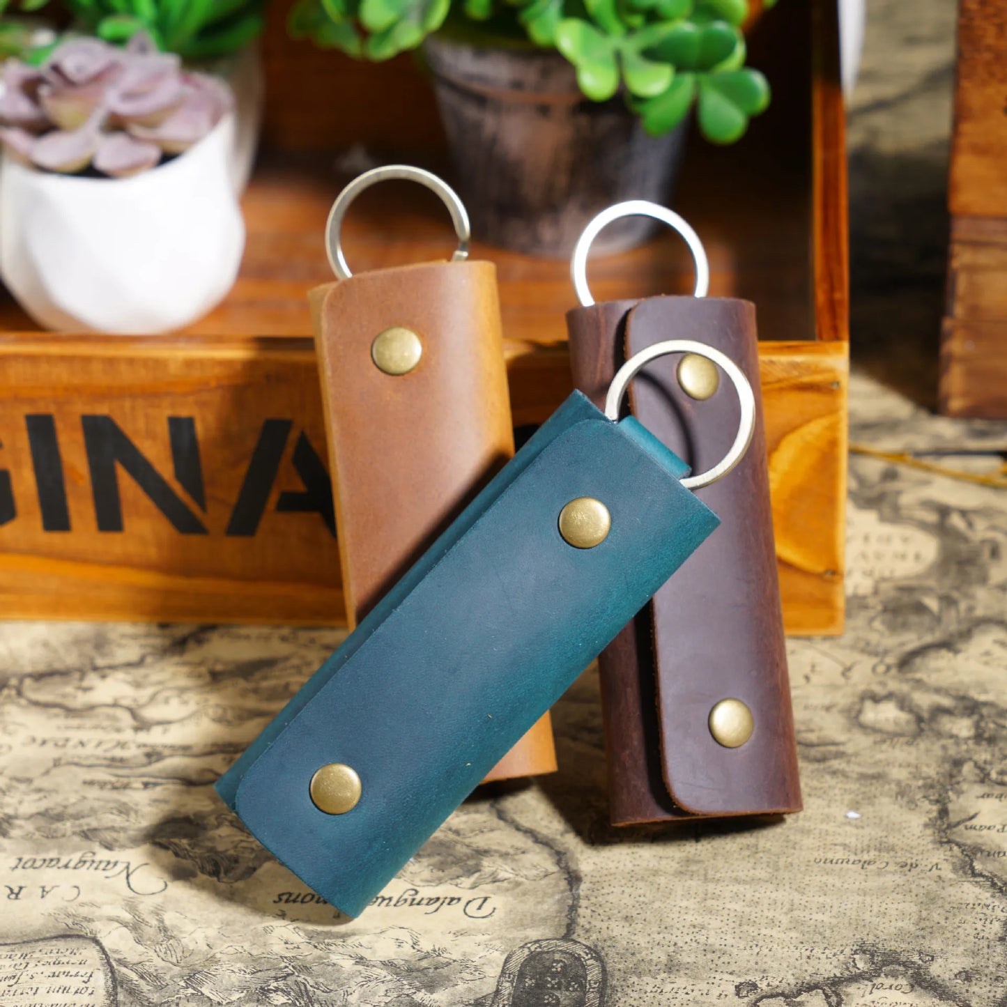 Genuine Leather Key Holder
