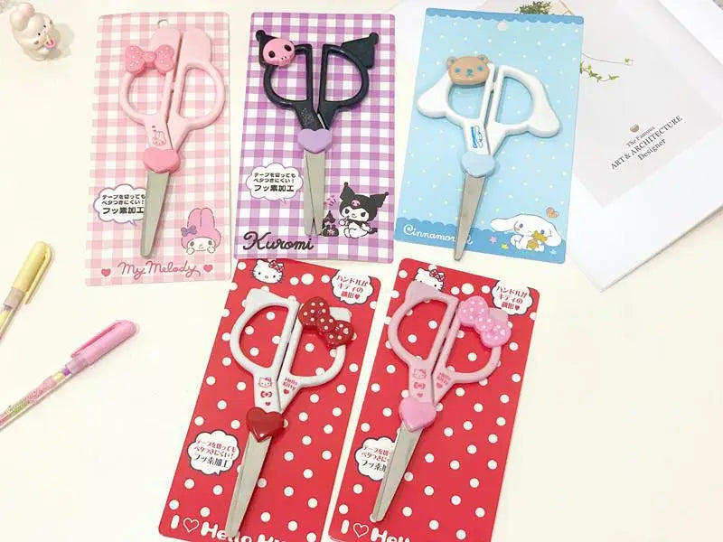 San Liou Cute Cartoon Hello Kitty My Melody Kuromi Scissors