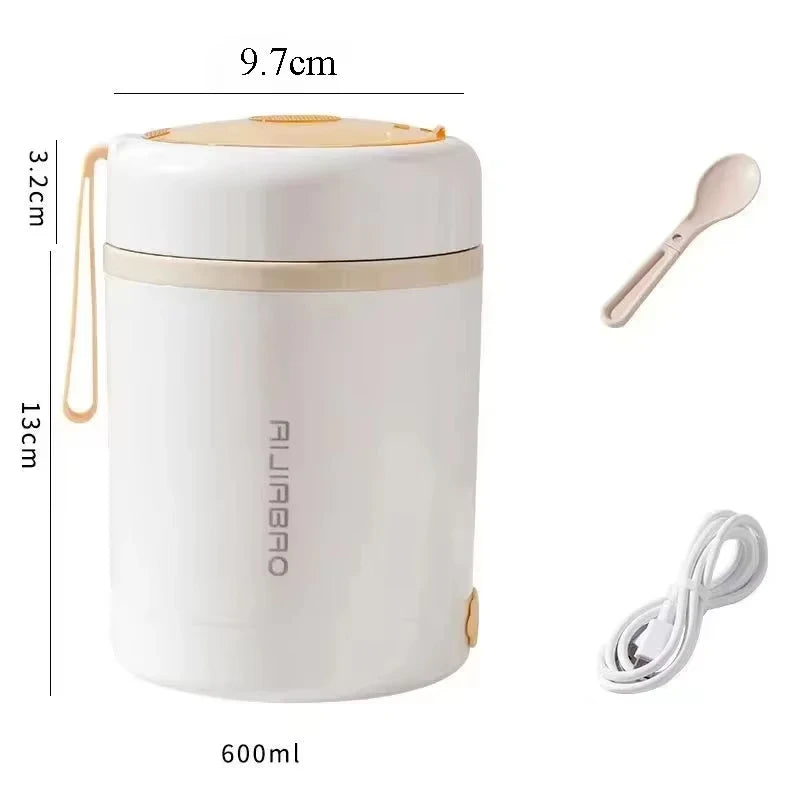 USB Electric Heated Lunch Box – 600ml