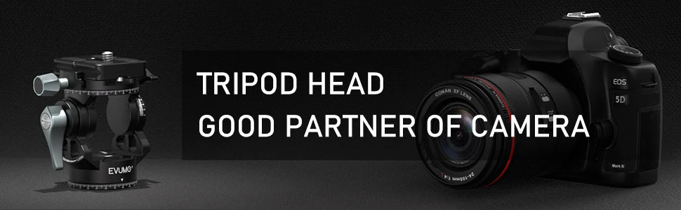 Mini Tripod Head Lightweight Panoramic Dslr Camera