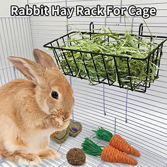 Metal Rabbit Hay Feeder Rack