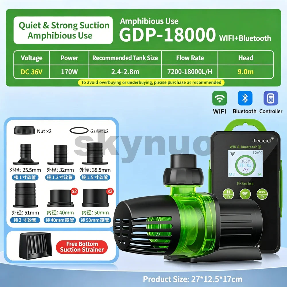 Jecod Smart WiFi & Bluetooth DC Submersible Water Pump