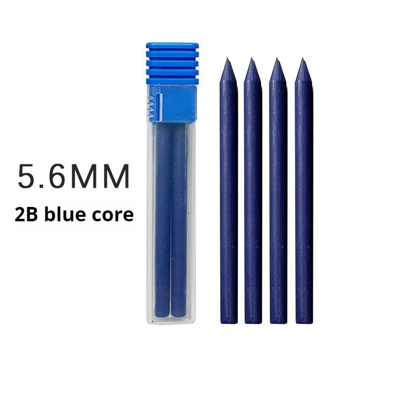 1Pack 5.6 mm Lead 2B/4B/6B/8B Graphite Lead Refill