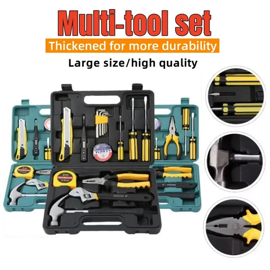Household Hand Tool Kit with Storage Case