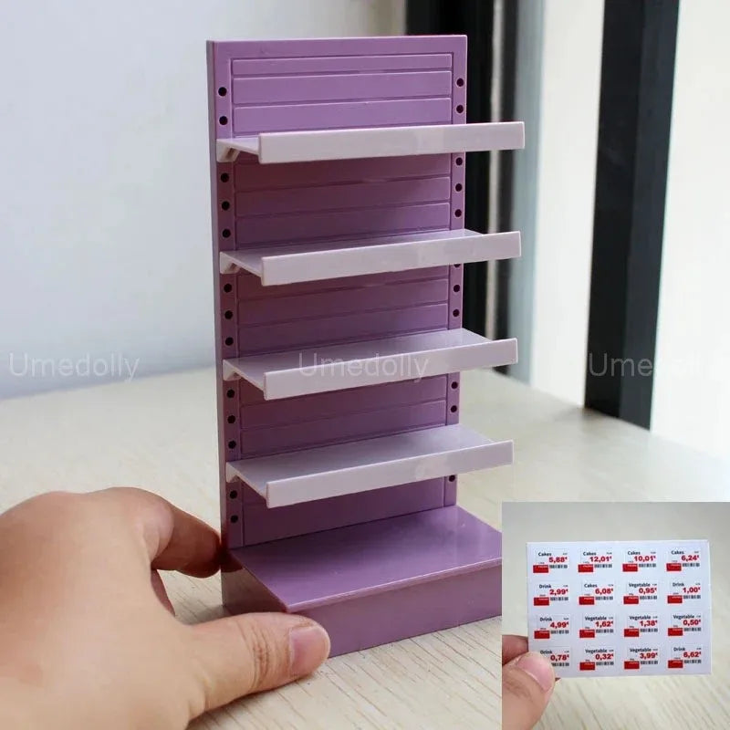 1/6 Scale Miniature Dollhouse Supermarket Store Toy