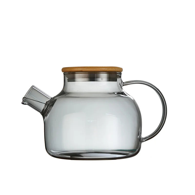 Large Capacity Heat-Resistant Glass Teapot