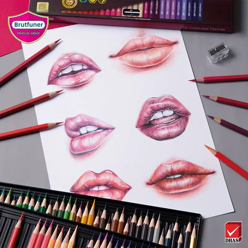 Brutfuner Colored Pencils 72 Count, Oil Based