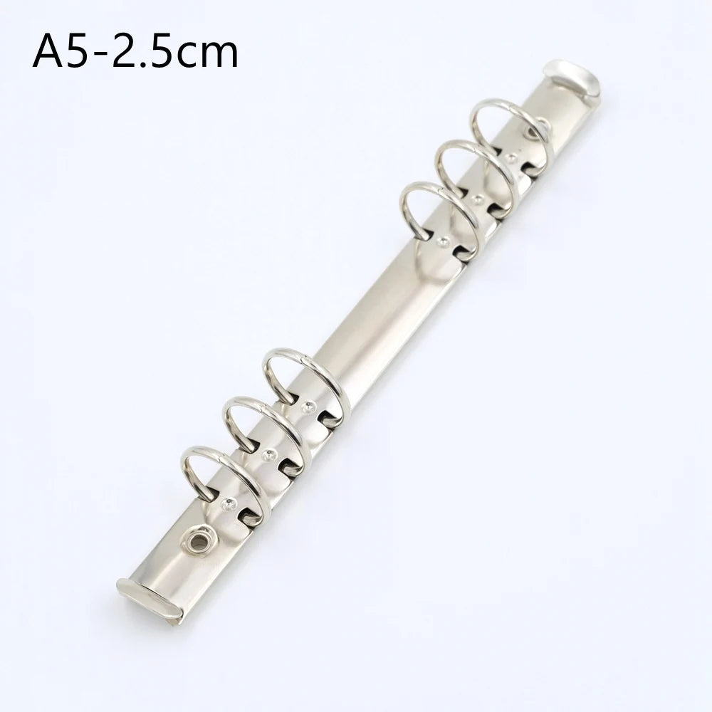 A4 B5 A5 A6 A7 B7 Loose-Leaf Spiral Notebook Metal Clip Ring