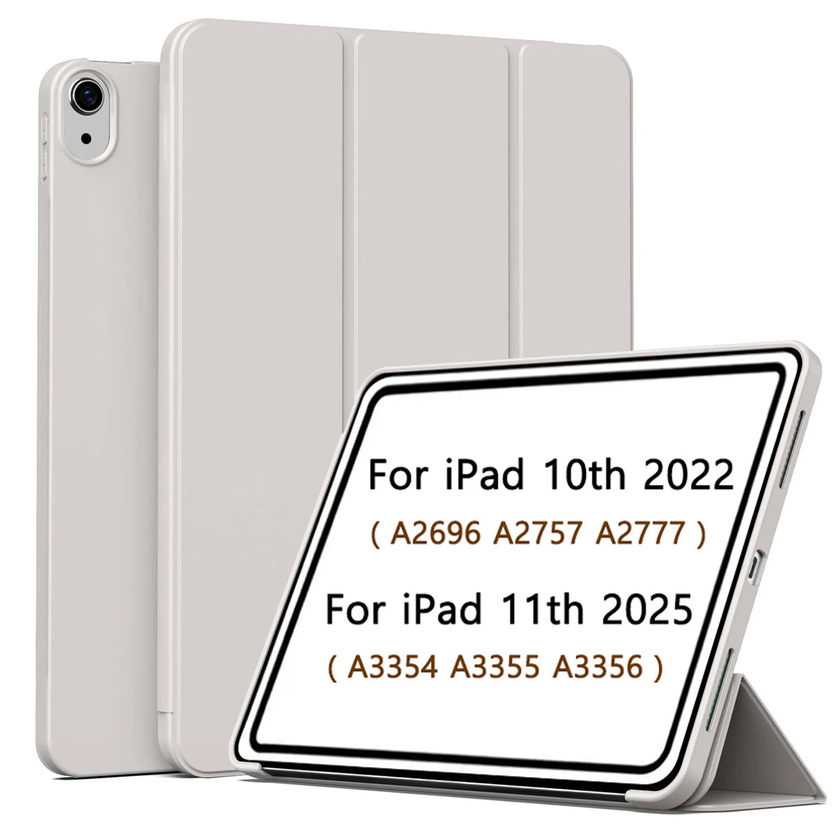 Magnetic Slim Trifold Case for iPad 10th & 11th Generation