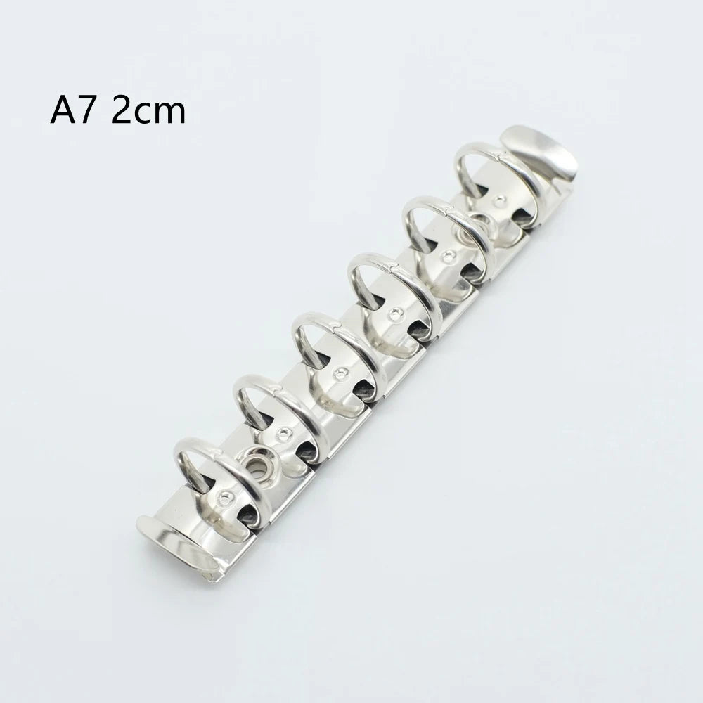 A4 B5 A5 A6 A7 B7 Loose-Leaf Spiral Notebook Metal Clip Ring