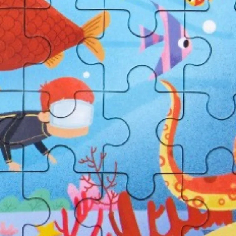 Underwater World 60 Pieces Puzzle