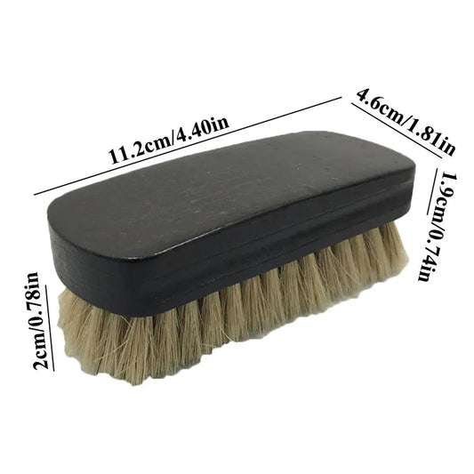 Pig Bristle Shoe Cleaning Brush