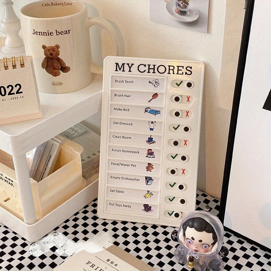 Reusable Daily Checklist Board