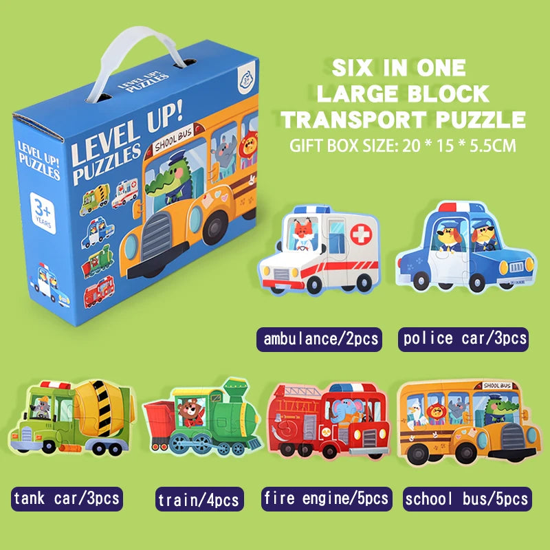 Wooden Jigsaw Puzzle Kids Toy