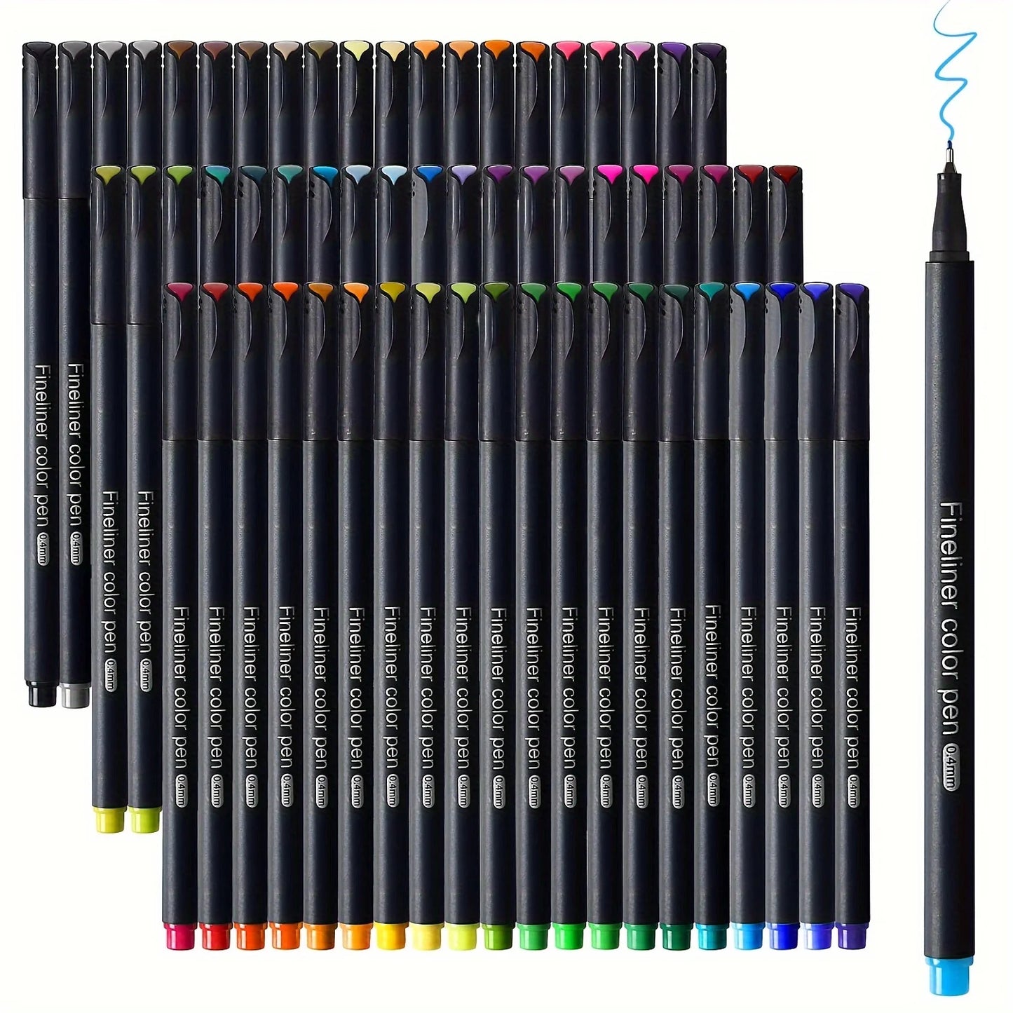 12-100Pcs Colorful Line Drawing Pen Set