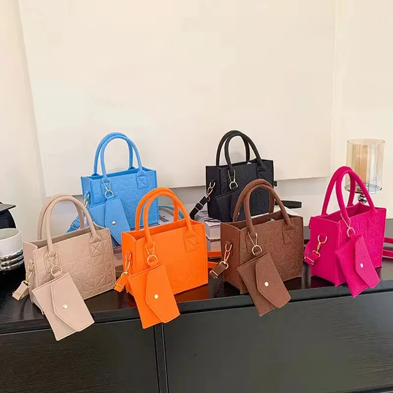 Shoulder Diagonal Two-Piece Bag