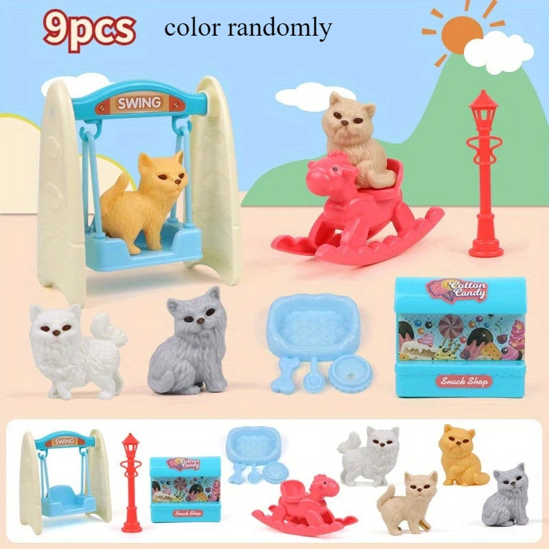 Cute Pet Basket Family Toys