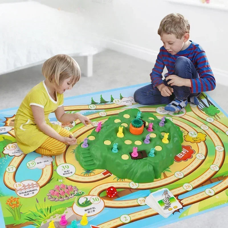 Carrot Rabbit Trap Table Board Defend Game