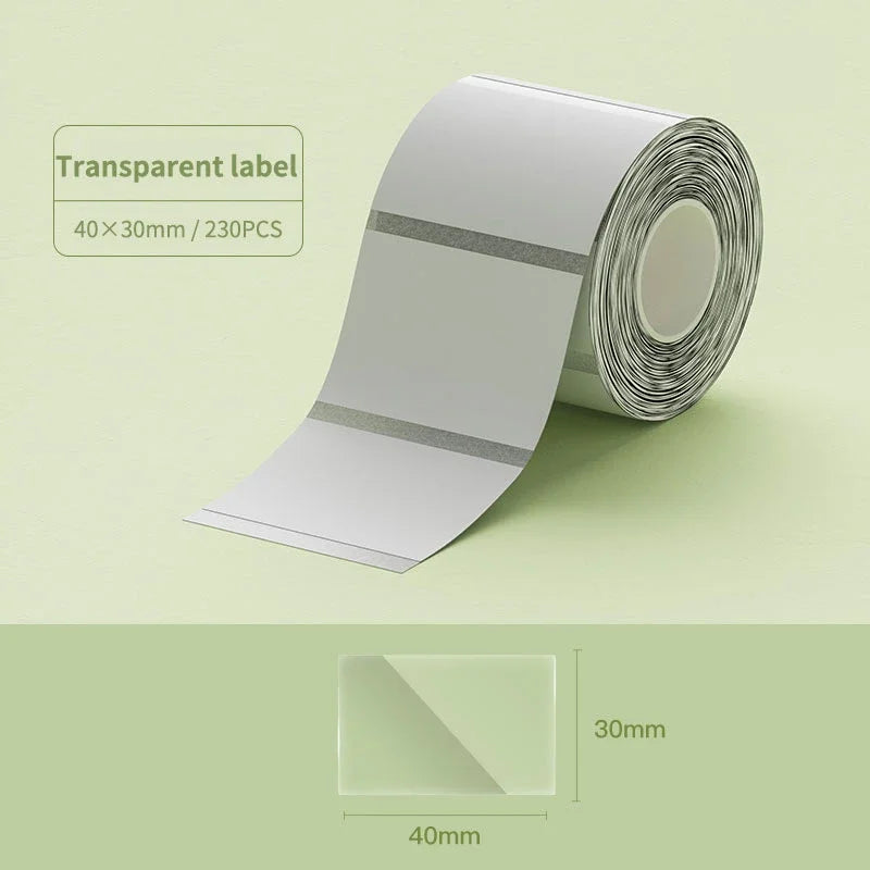 Self-Adhesive Thermal Sticker Labels 20–50mm for NIIMBOT Printers