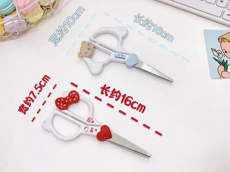 San Liou Cute Cartoon Hello Kitty My Melody Kuromi Scissors