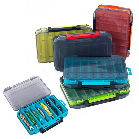 Double-Sided Waterproof Fishing Tackle Box