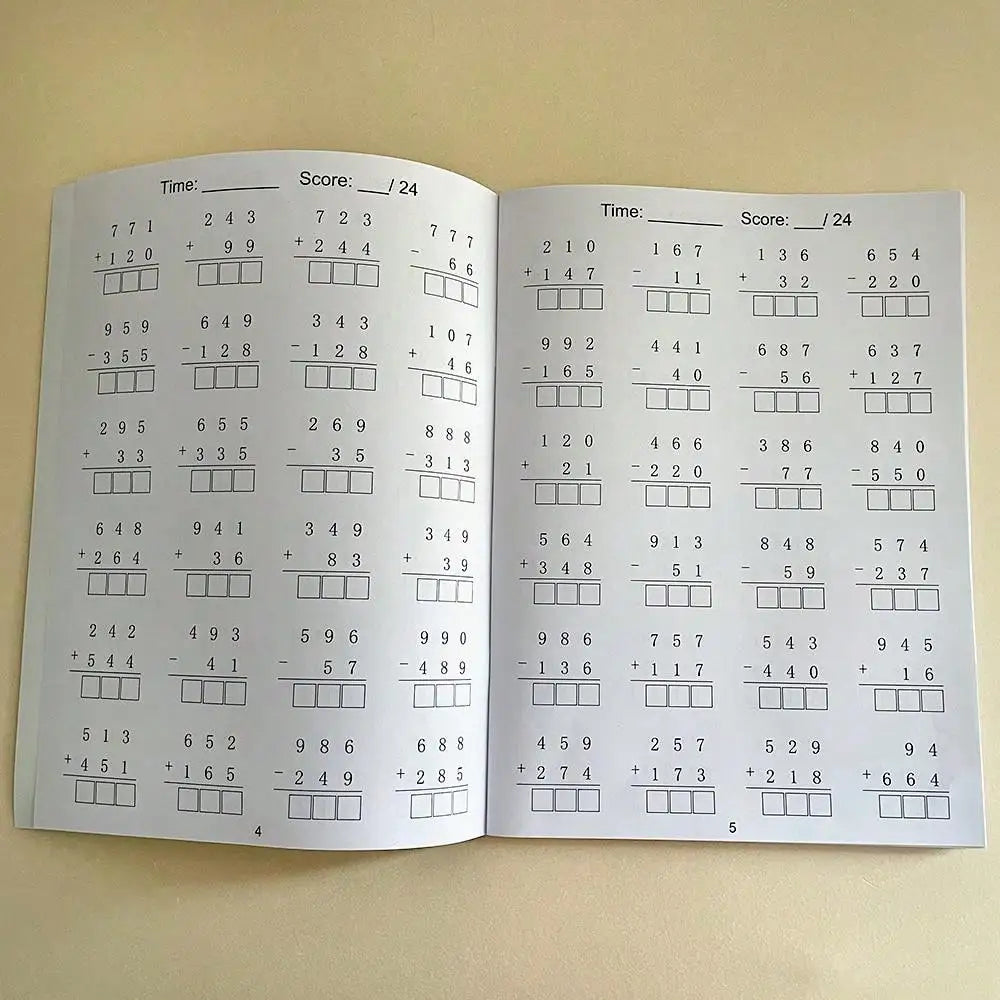 Workbook Primary School Training Book