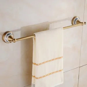 Antique Brushed Solid Brass Bathroom Accessories