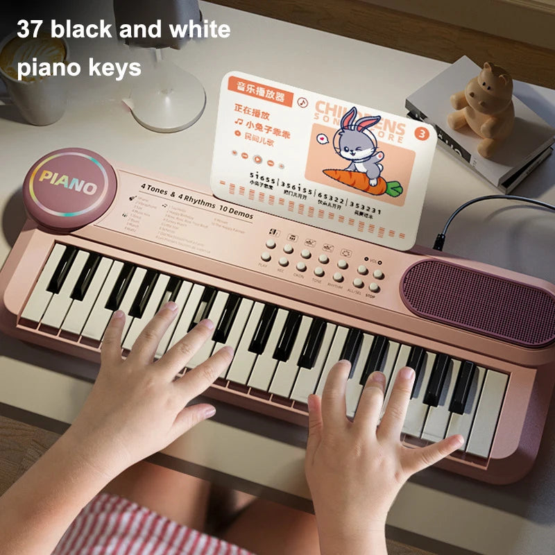 Children's Piano Keyboard 37 Keys With Microphone