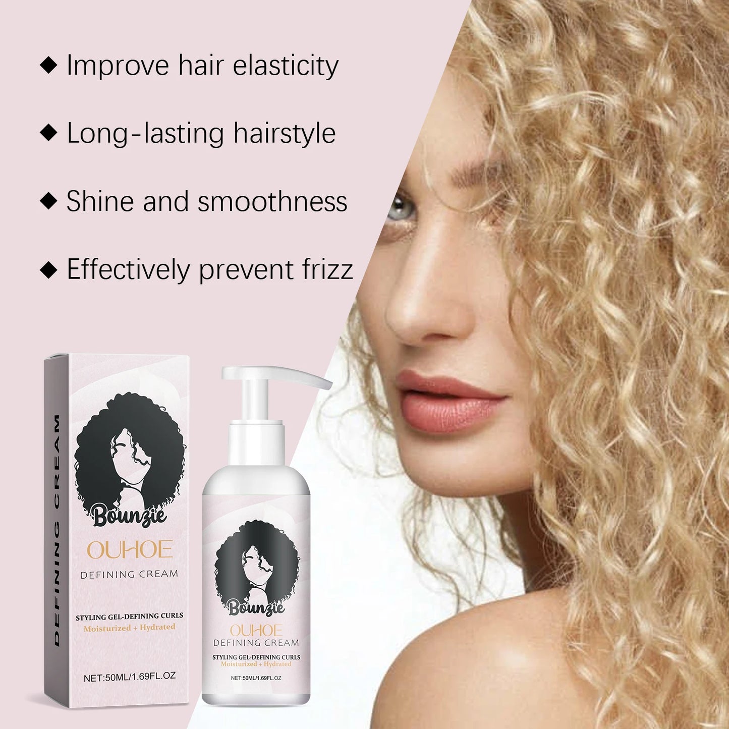 Curl Styling Elasting Nourishing Hair