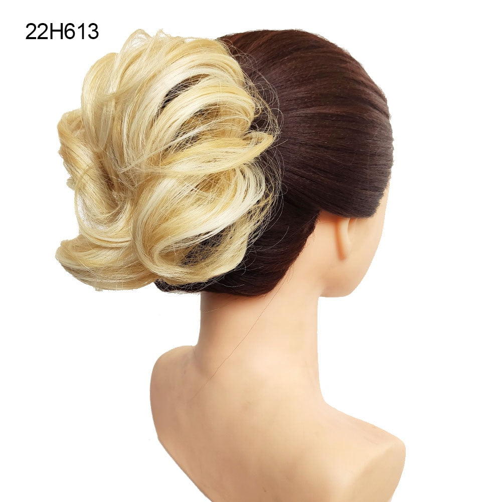 Jeedou Messy Bun Chignon Donut Hair Pad