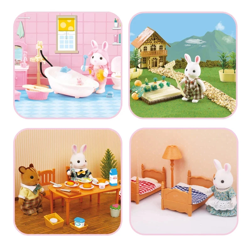 Dollhouse Miniature Furniture Toys Set