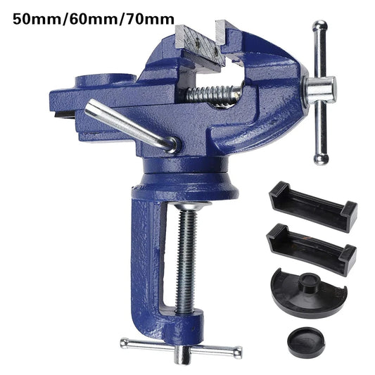 Universal Table Vise Multi-functional Portable 360° Swivel Base Clamp