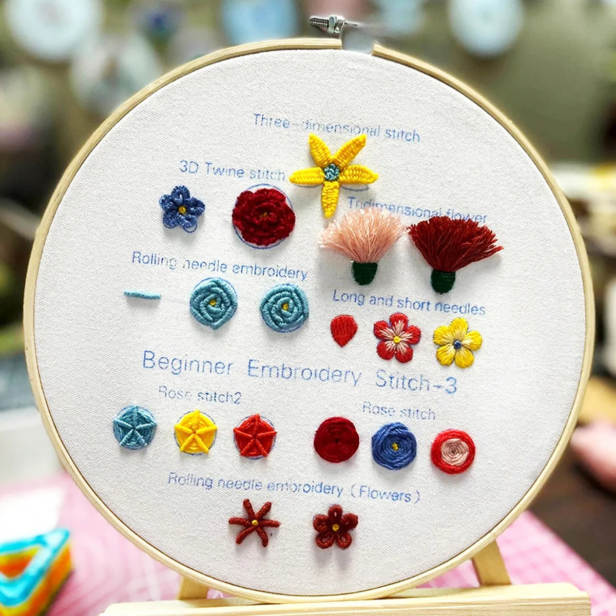 DIY Embroidery Stitch Practice Kit