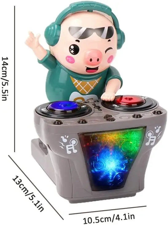Electronic DJ Light Music Dancing Pig Toy