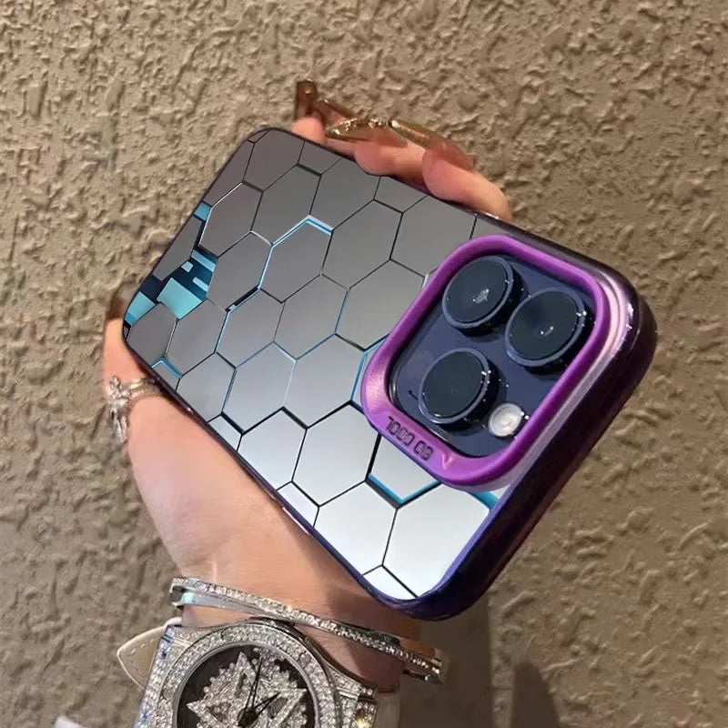 Building Design Laser Phone Case For iPhone