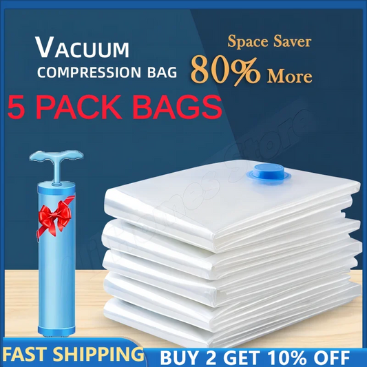 5/3/2PCS Vacuum Packed Bags