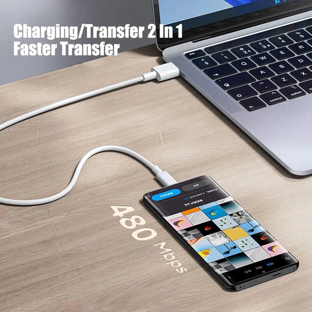PD 60W USB Type C Cable For Iphone