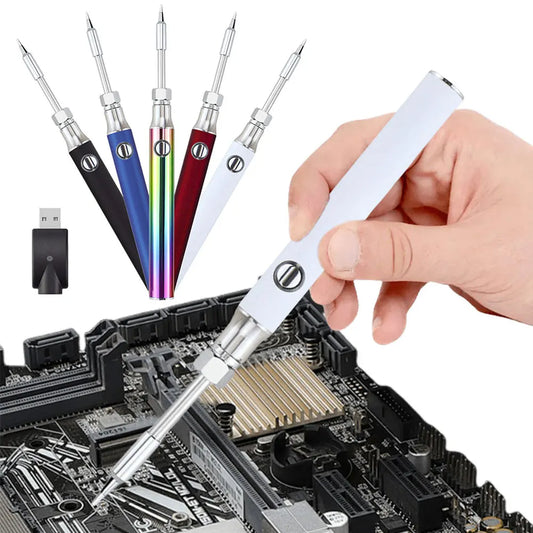 Cordless Soldering Iron Tool Pen USB 5V 8W