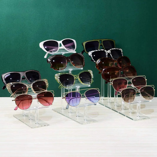Acrylic Multi-Tier Glasses Display Stand