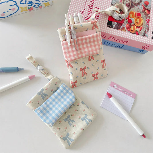 Floral Fabric Pencil Case