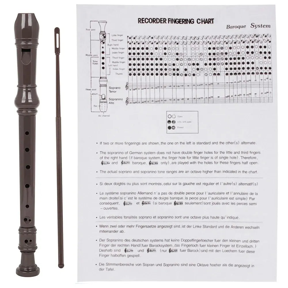 8 Hole Clarinet Long Flute