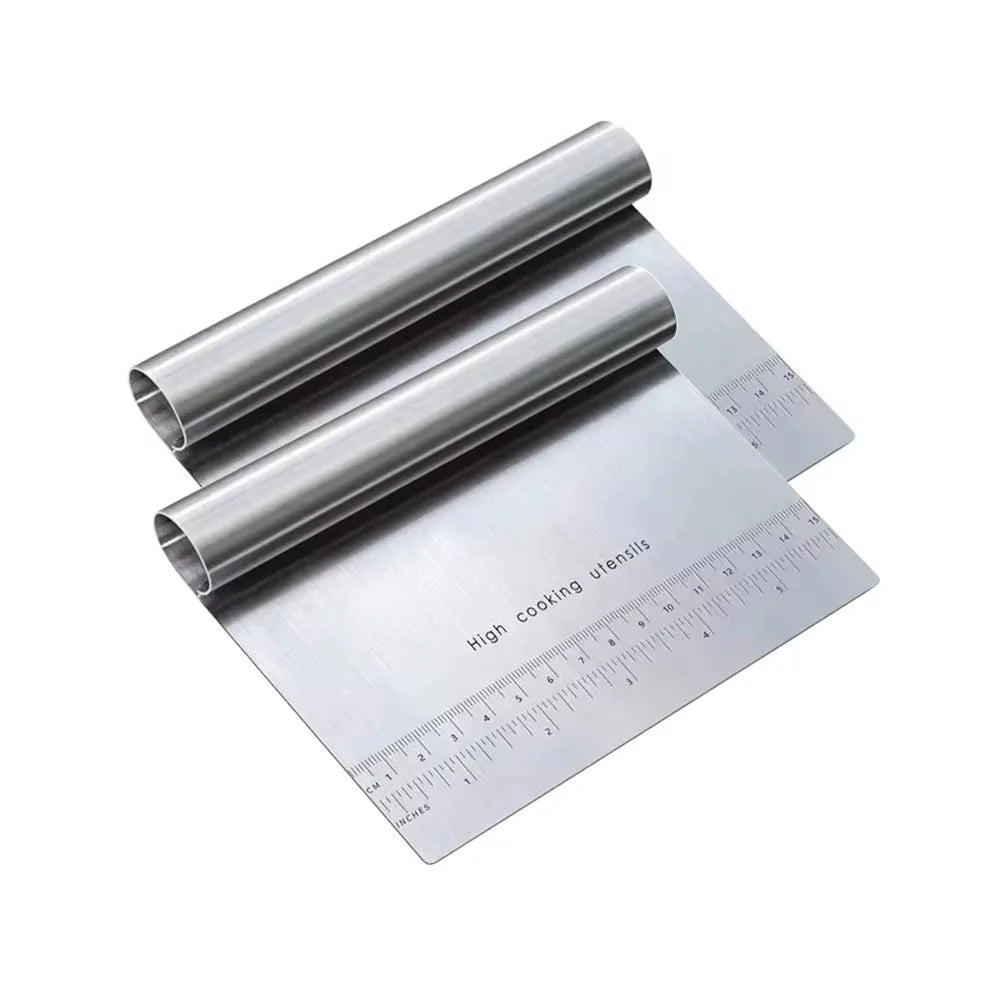 Stainless Steel Dough Pastry Scraper Pizza Cutter